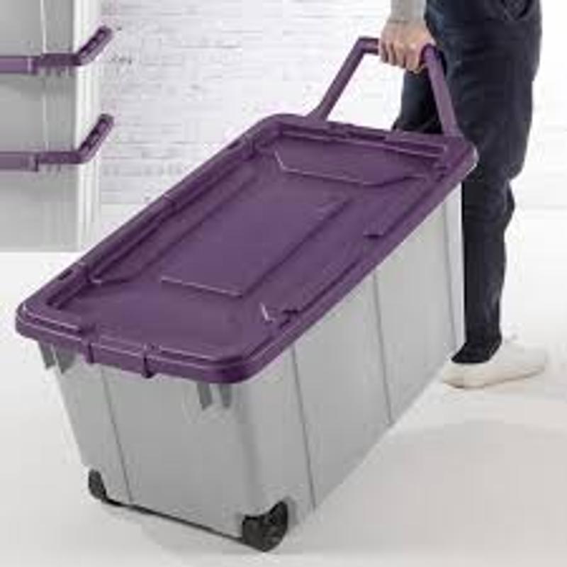 Sterilite 160 Qt. Wheeled Storage Box 14674K02 - The Home Depot