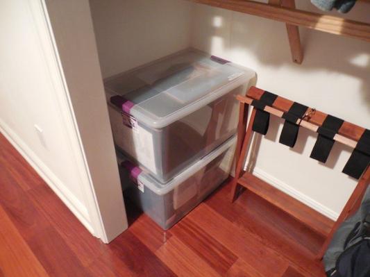 Beautifully organized closet