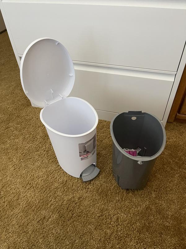 Wastebasket and interior basket.