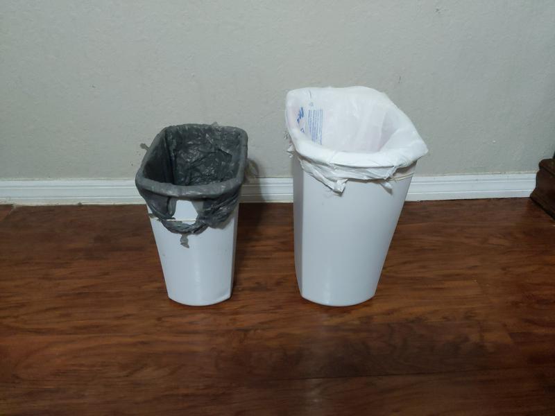 Sterilite 1052 - 5.5 Gal. Rectangular Wastebasket White 10528006