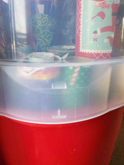 Shorter rolls make it hard to put lid on