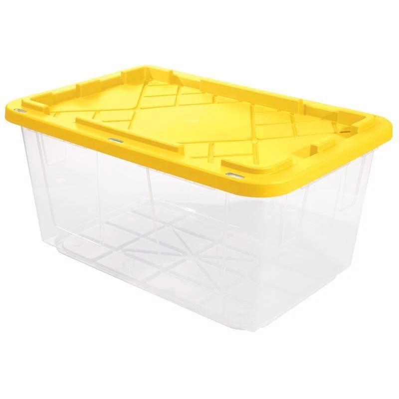 Sterilite 5075 - 27 Gallon Industrial Box Yellow Lily 50759Y04