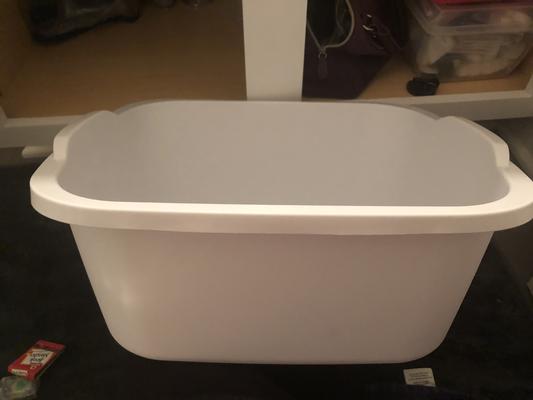 Sterilite 18 Quart Black Dishpan