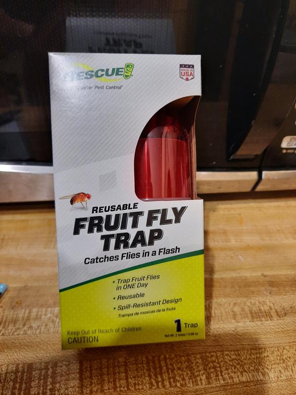 Rescue Fruit Fly Trap Attractant, 1 Trap, 2 Attractants