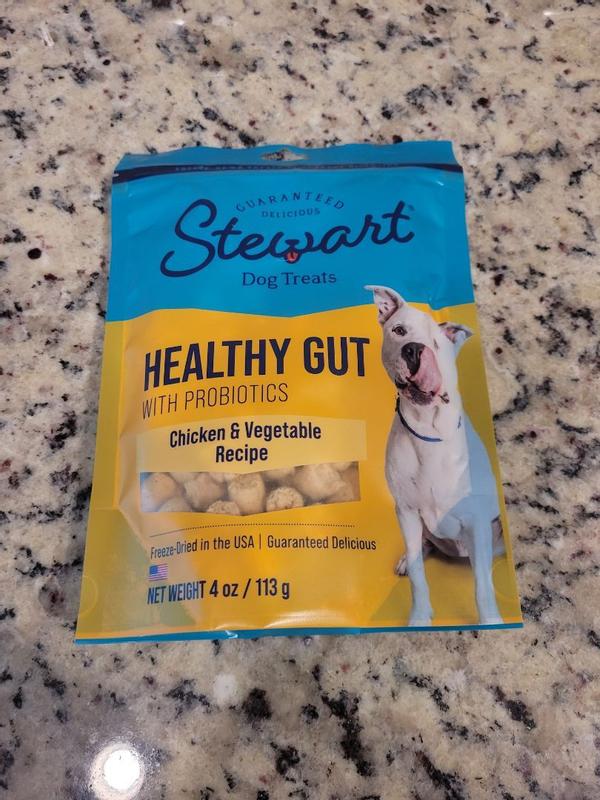 Stewart Healthy Gut Freeze Dried Chicken Vegetables Recipe Dog