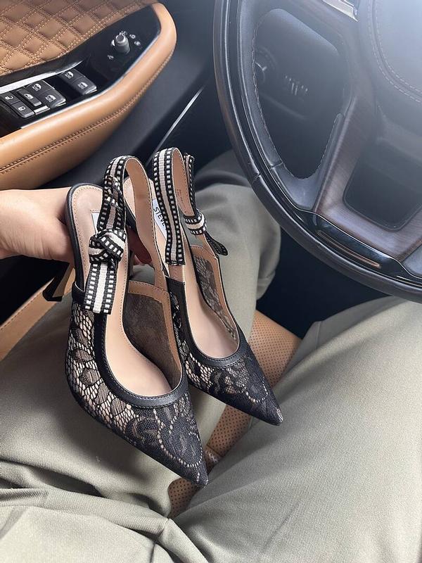 Steve Madden Women's Bri Pointed-Toe Lacey Slingback Pumps