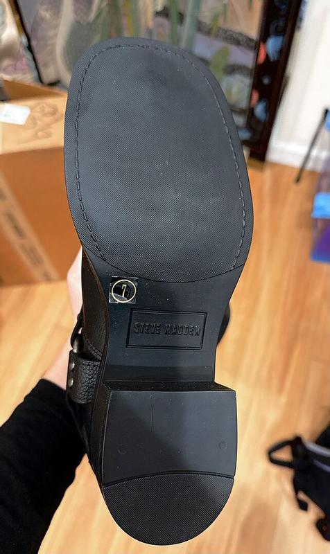 Customer photo for "literally zero grip on the soles"