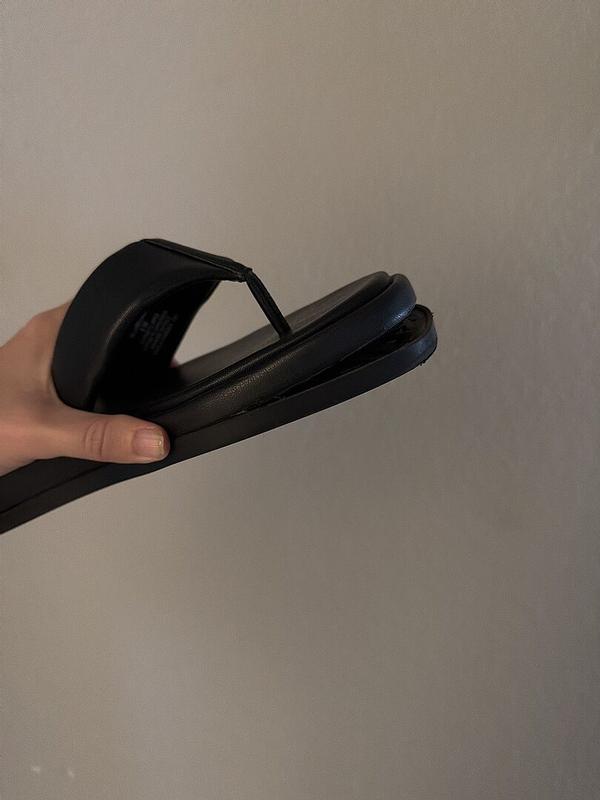 Customer photo for "Sole of shoe fell off after first wear"
