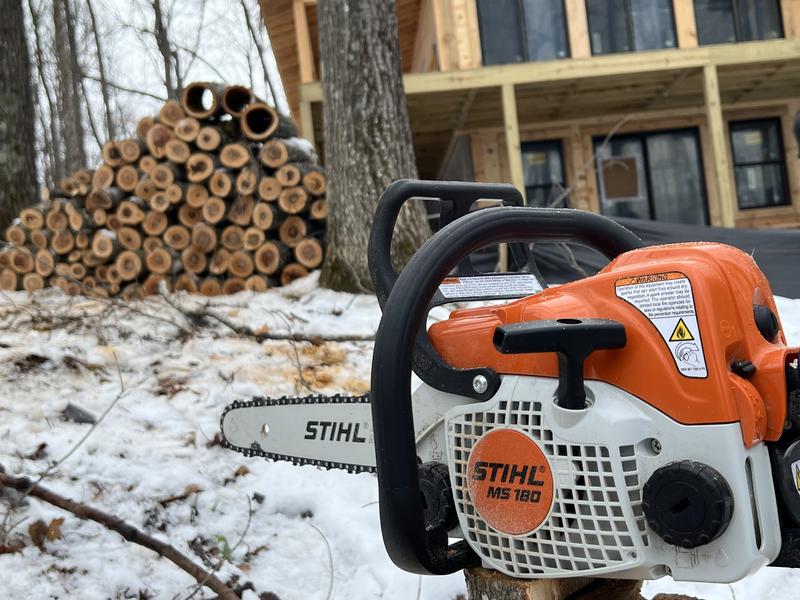 motosega stihl ms 180 avviamento