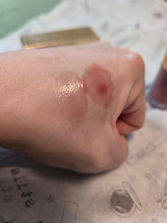 shear out the product or build it up for more color pay off