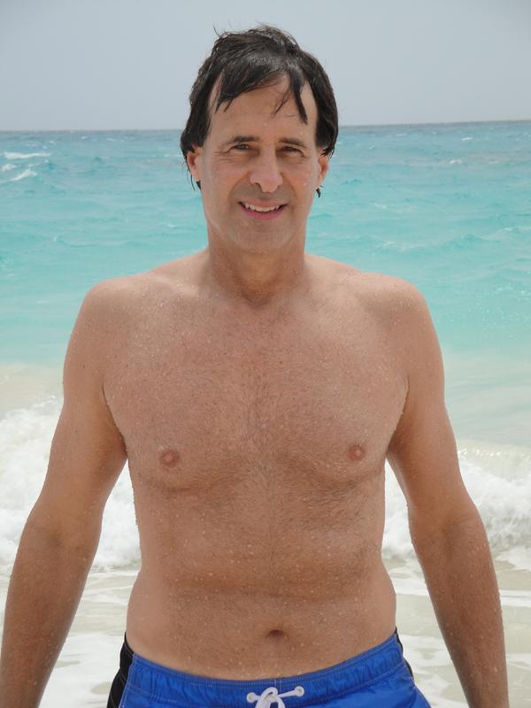 Me on the beach in Bermuda