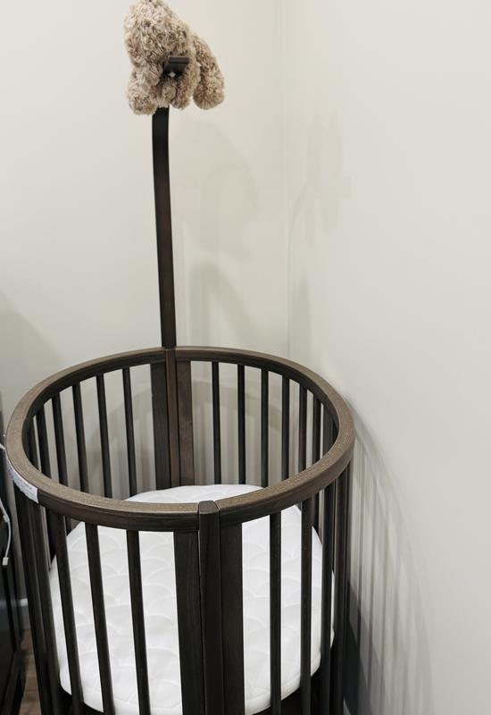 Customer photo for "Quality design, sleek, mobile, versatile crib"