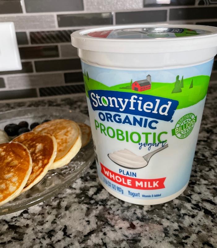 Stonyfield Organic Whole Milk Probiotic Yogurt Plain 32 Meijer