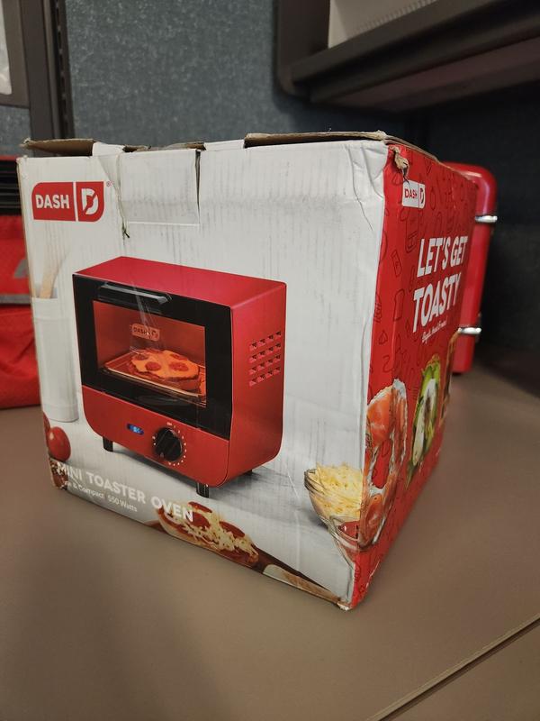 Dash Mini Toaster Oven In Red