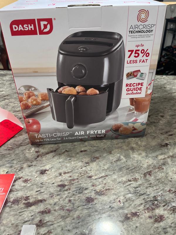 The Dash Tasti-Crisp air fryer makes cooking for 2 quick and easy