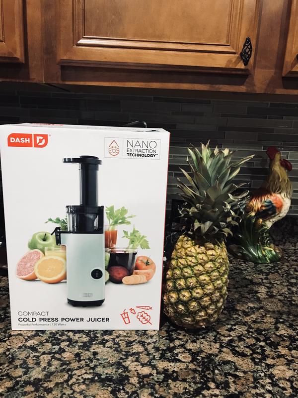 Dash® Compact ColdPress Power Juicer in Aqua Bed Bath & Beyond