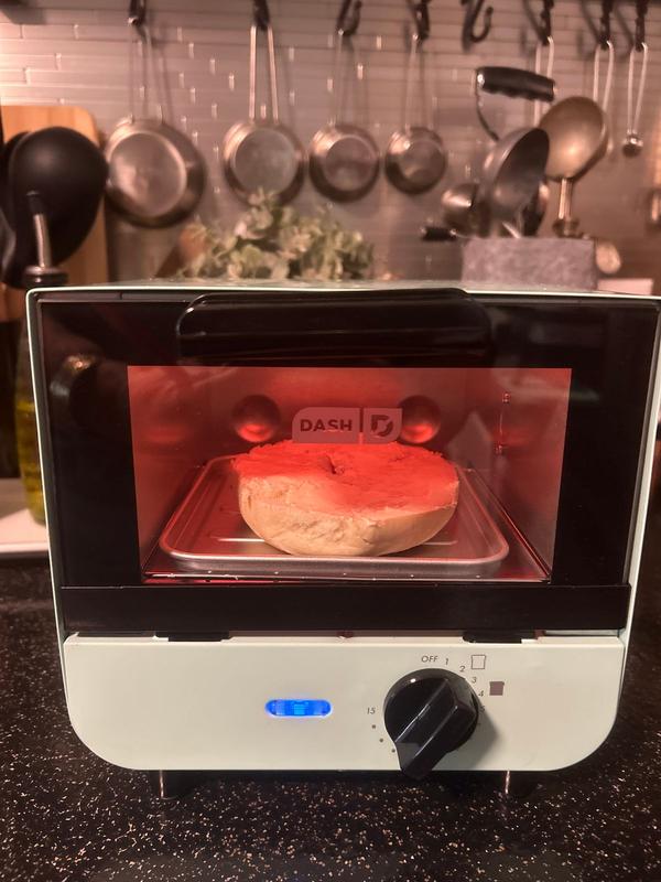 Dash Mini One-Slice Toaster Oven in Aqua 