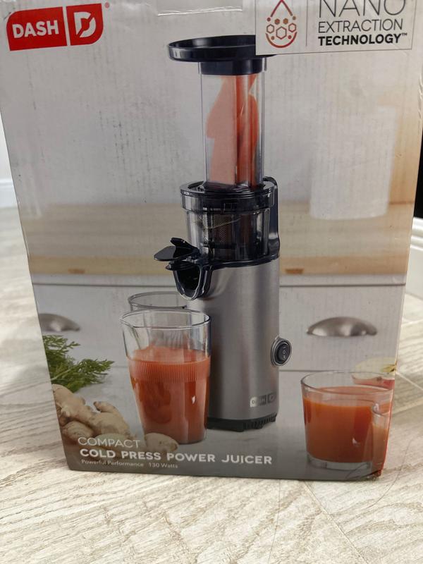  DASH Deluxe Compact Masticating Slow Juicer, Easy to