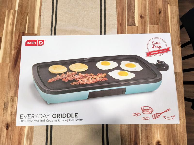New DASH Everyday 20 x 10.5 Non Stick Electric Griddle For