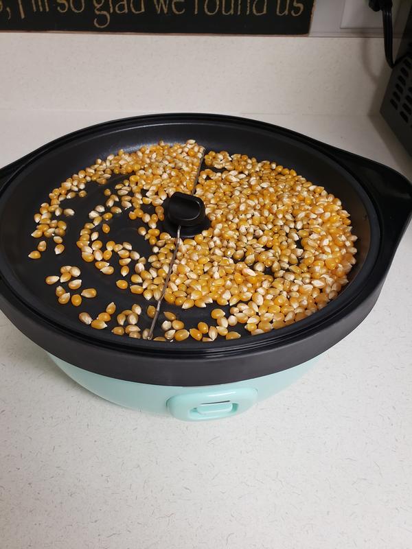 Dash® SmartStore™ Stirring Popcorn Maker in Aqua Customer Reviews Bed