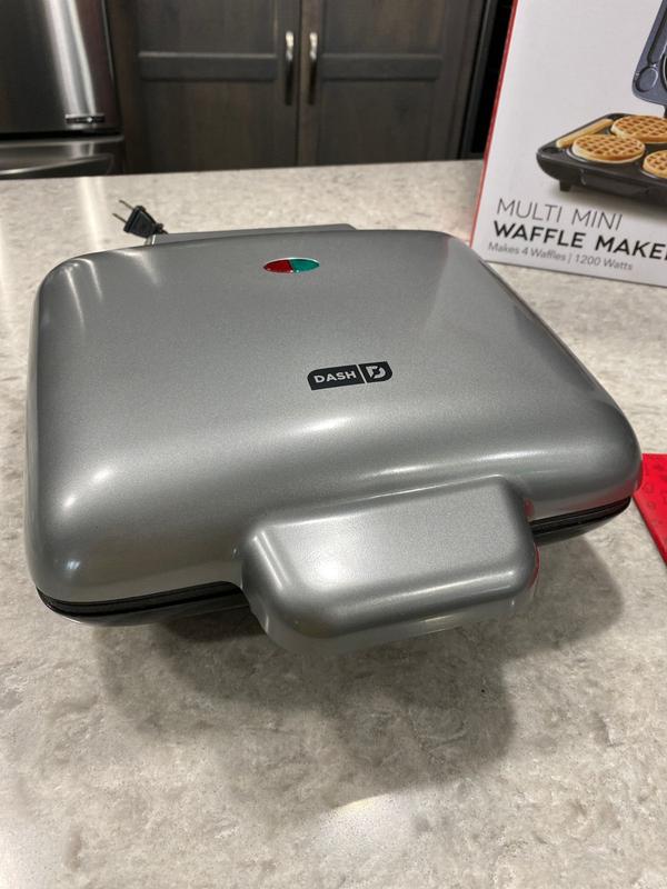 DASH Multi Mini Waffle Maker Makes 4 Waffles 1200 Watts Fast Shipping New  In Box