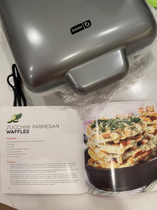  Dash Deluxe No-Drip Waffle Iron Maker Machine 1200W +