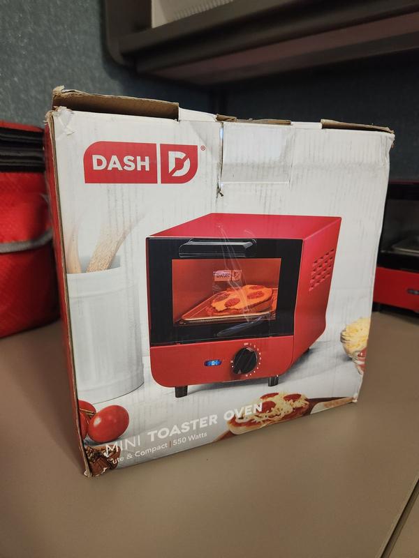 Dash Mini Toaster Oven Compact Cooker RED ~ NEW IN BOX