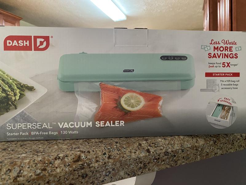 Caso One Touch Cordless Vacuum Sealer and 20 BPA-Free Zip Vacuum Bags