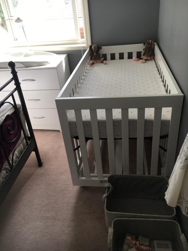 beckett 3 in 1 crib white