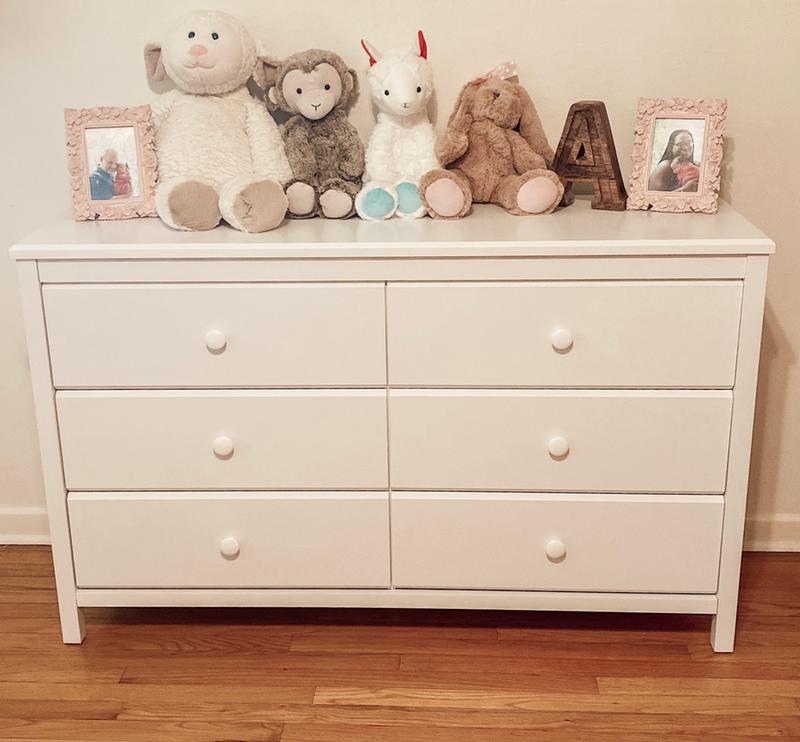 storkcraft alpine 6 drawer dresser