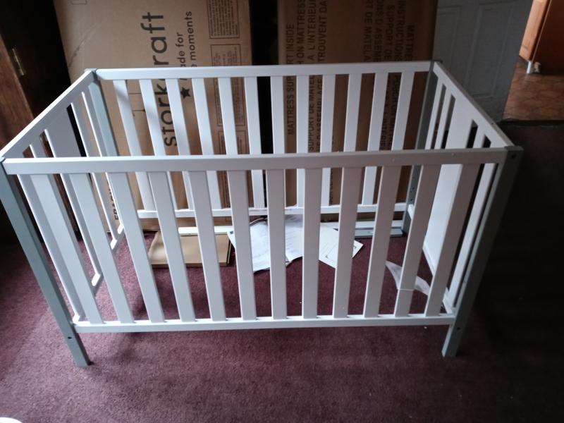 Setting it up to be a crib first!