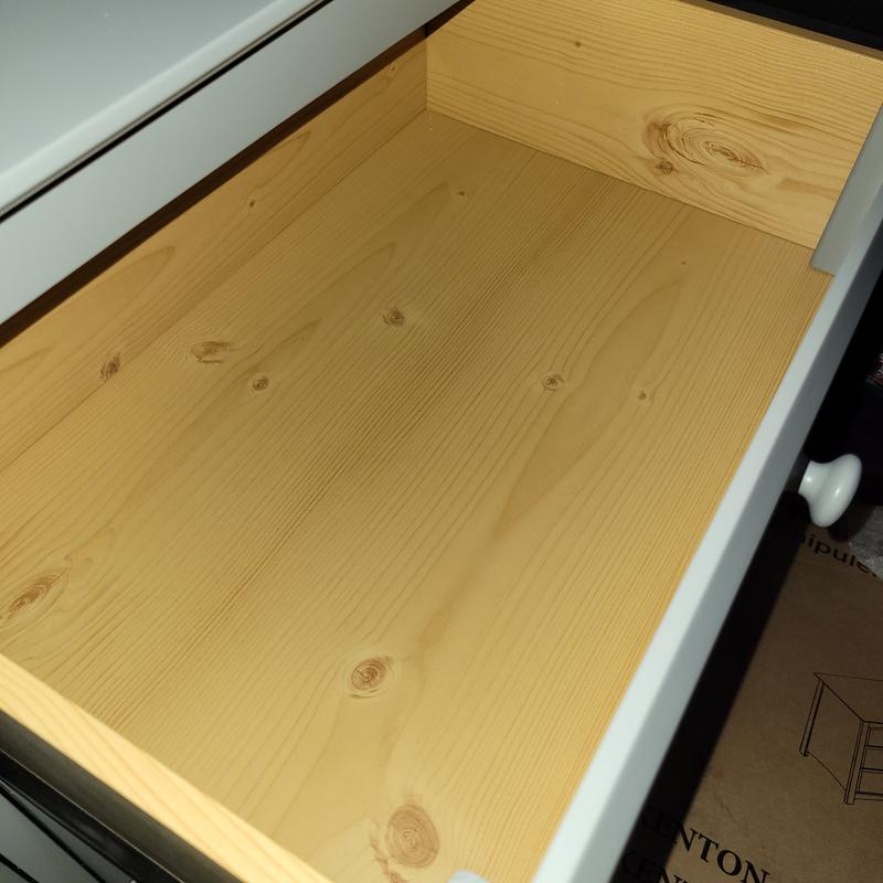 Spacious drawers