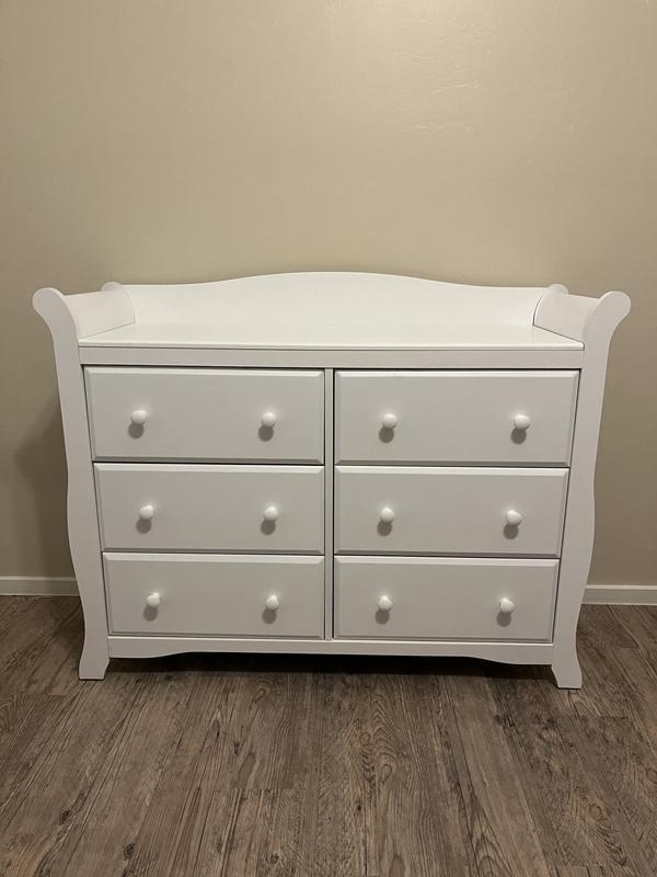 Storkcraft avalon 6 drawer universal dresser deals