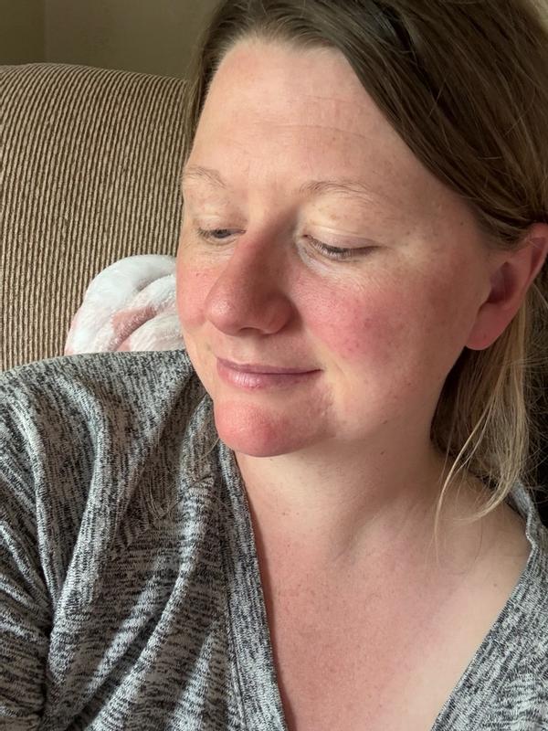 Customer photo for "Gel to foam cleanser- feels great!"
