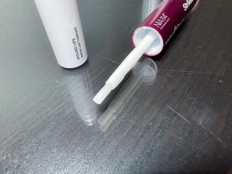 Customer photo for "smooths and plumps for a fuller lip look!"