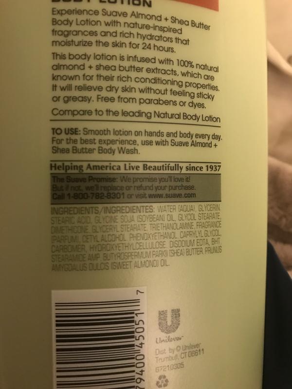 lotion ingredients