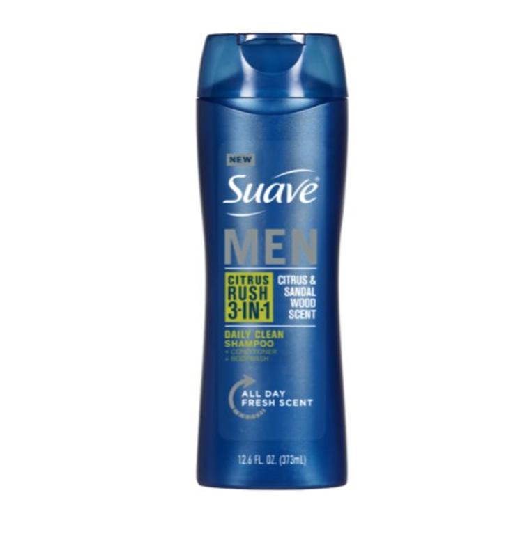 Buy Suave Men Citrus Rush 3-in-1 Shampoo, Conditioner, and Body