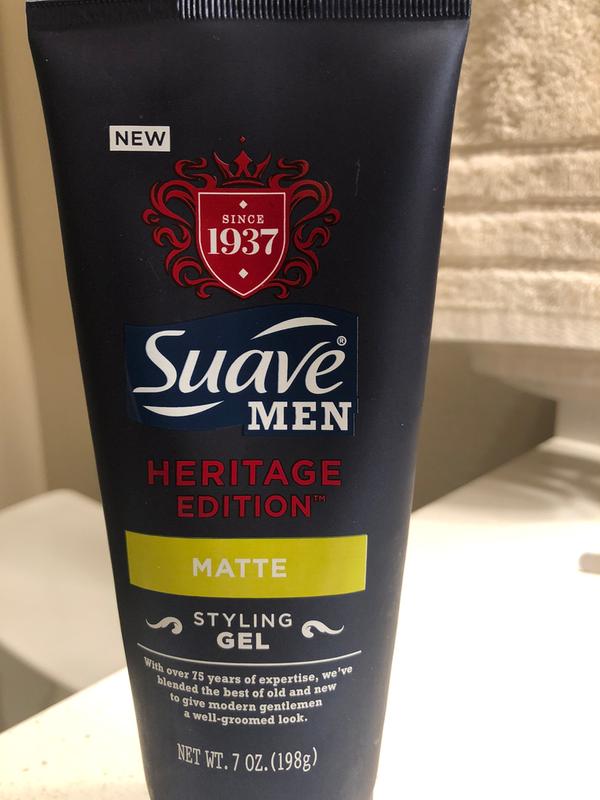 suave men's hair gel