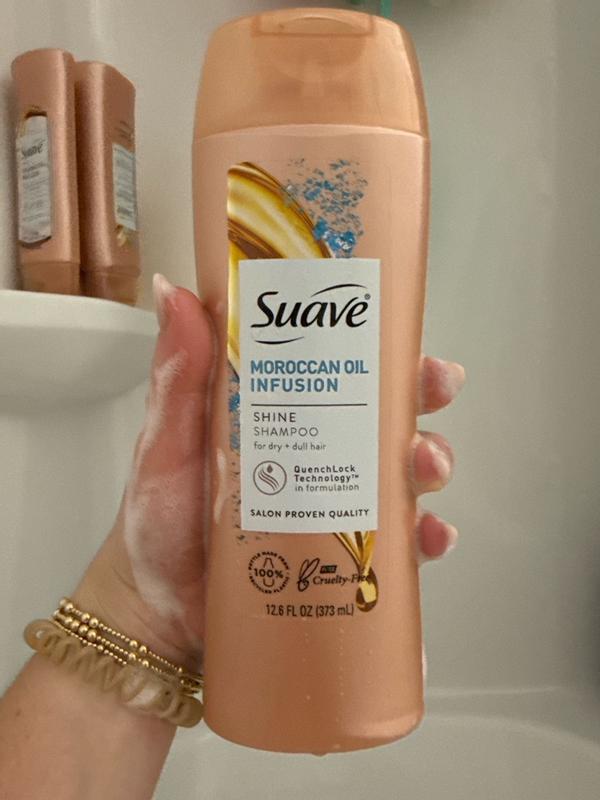 Suave Moroccan Infusion 24 hour shine Shampoo + Cond + Dry Shampoo Suave Professionals Moroccan Infusion Shine Shampoo for Dry  main image 4