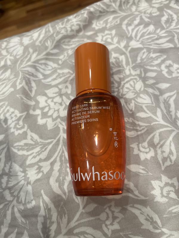 Customer photo for "Sulwhasoo First Care Activating Serum Mist Review"