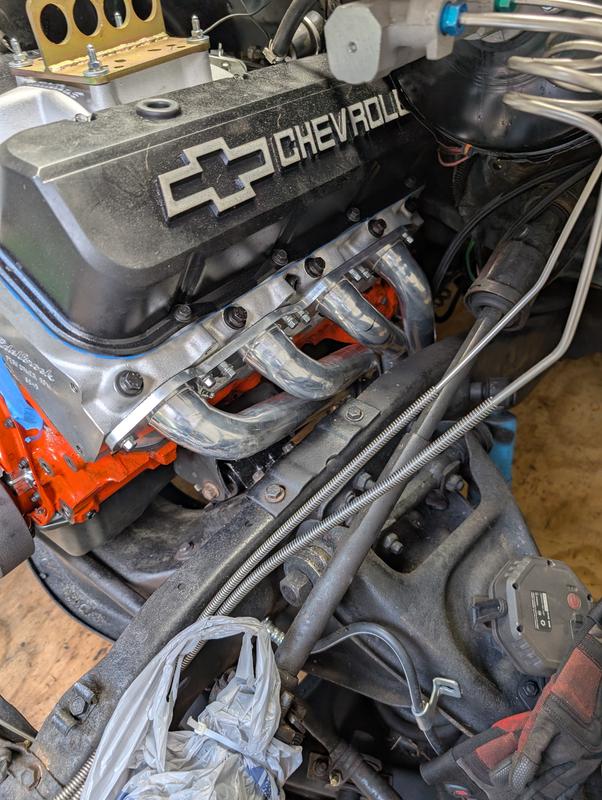 Summit Racing™ Ceramic Coated BBC Long Tube Headers for