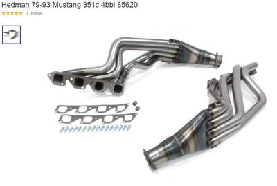 Hedman Headers - 79-93 Mustang 351c 4BBL Hedman Headers - 79-93 Mustang 351c 4BBL