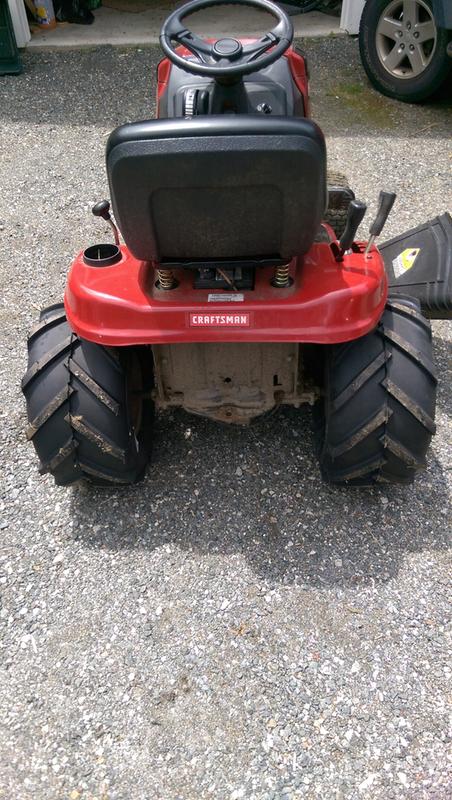Craftsman riding mower discount tires