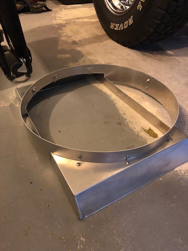 Homemade Radiator Fan Shroud - Homemade Ftempo