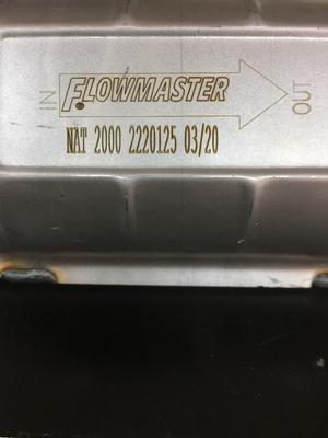 2.5" Flowmaster Universal Catalytic Converter High Flow Stainless 2220125