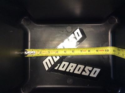 Moroso MOR74051 Battery Box 13.125 in Length Width 11.125 in Black Plastic