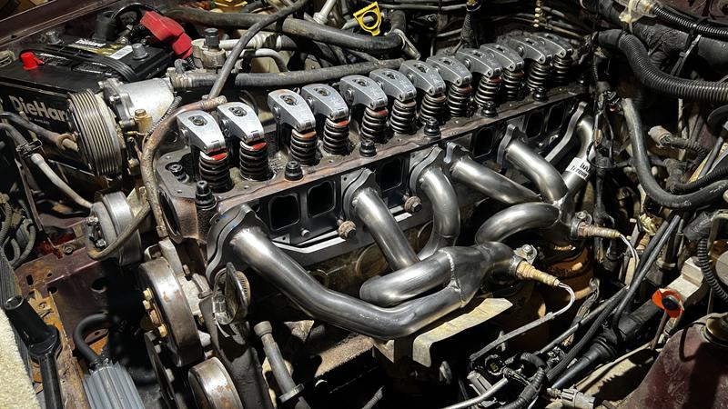 ^_^です manifold 🌻 排気ヘッダートルクチューブシステムバンクスパワー49138