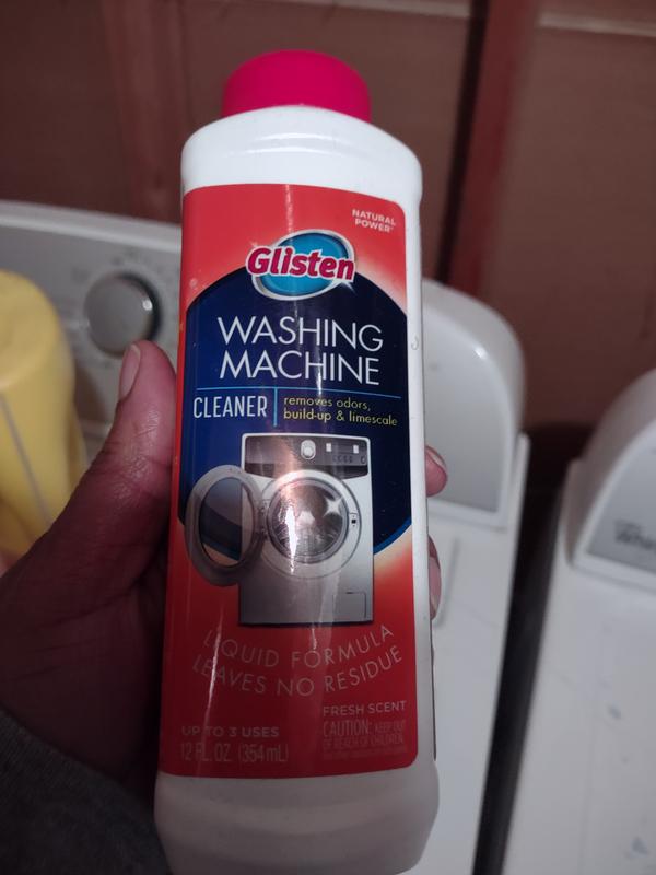 Glisten Washer Magic Washing Machine Cleaner and Deodorizer, 12 fl. oz. Bottle, 12fl