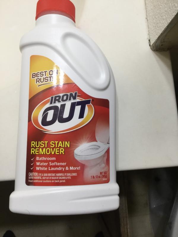 Iron OUT Powder Rust Stain Remover, Remove and Prevent Rust Stains in –  Mobash