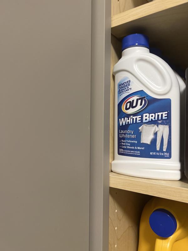 White Brite Out-White Brite Liquid Bleach - Brighten Dingy Whites, Safe for  All Surfaces & Fabrics, Wintergreen Scent - Household Laundry Additive -  16oz in the Bleach department at